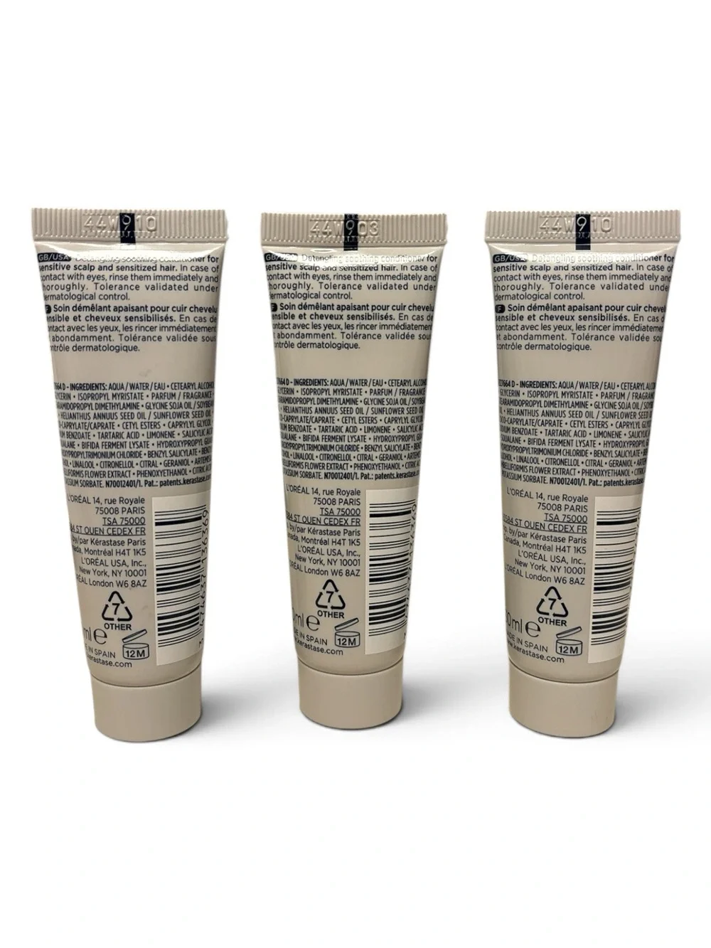 ✨ 3-Pack Kérastase Fondant Apaisant Essentiel Detangling & Soothing Conditioner